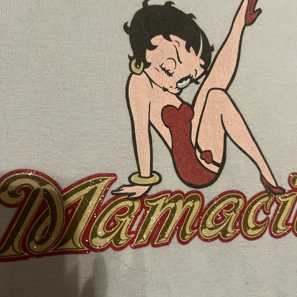 Betty Boop Red and Black Graphic Tee